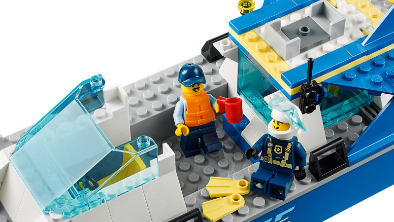 LEGO® City 60277 Policejní hlídková loď