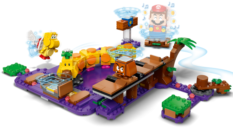 LEGO® Super Mario™ 71383 Wiggler a jedovatá bažina – rozšiřující set