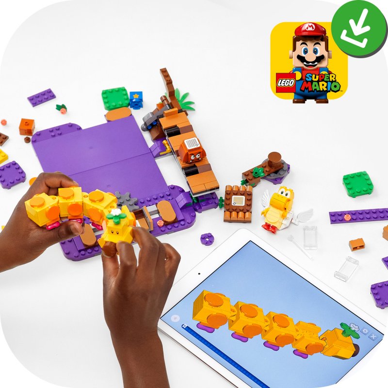 LEGO® Super Mario™ 71383 Wiggler a jedovatá bažina – rozšiřující set