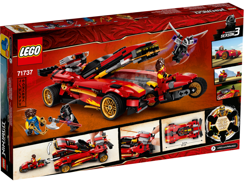 LEGO® NINJAGO® 71737 Kaiův červený bourák