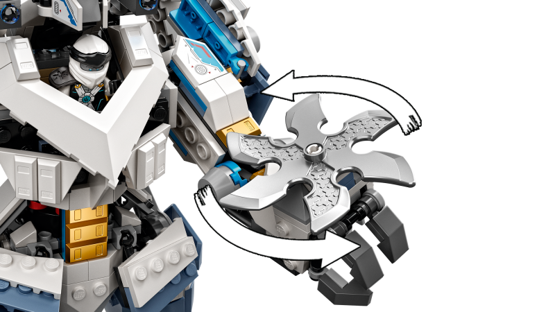 LEGO® NINJAGO® 71738 Zane a bitva s titánskými roboty