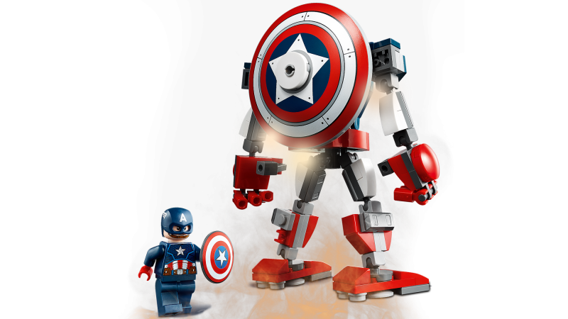 LEGO Avengers Captain America v obrněném robotu 76168