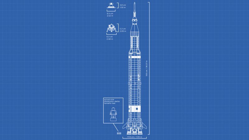 LEGO® Ideas 92176 LEGO® NASA Apollo Saturn V