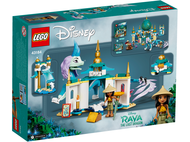 LEGO Disney Princess Raya a drak Sisu 43184