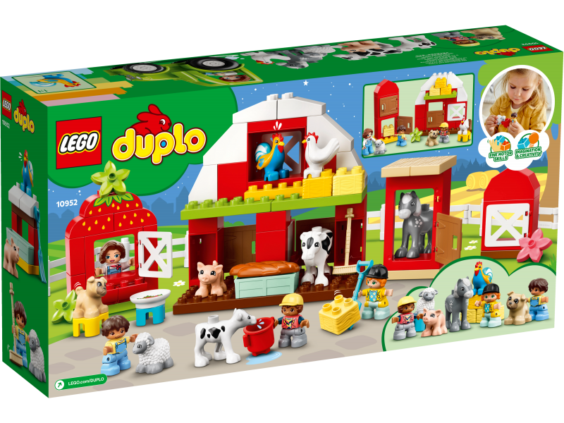 LEGO® DUPLO® 10952 Stodola, traktor a zvířátka z farmy