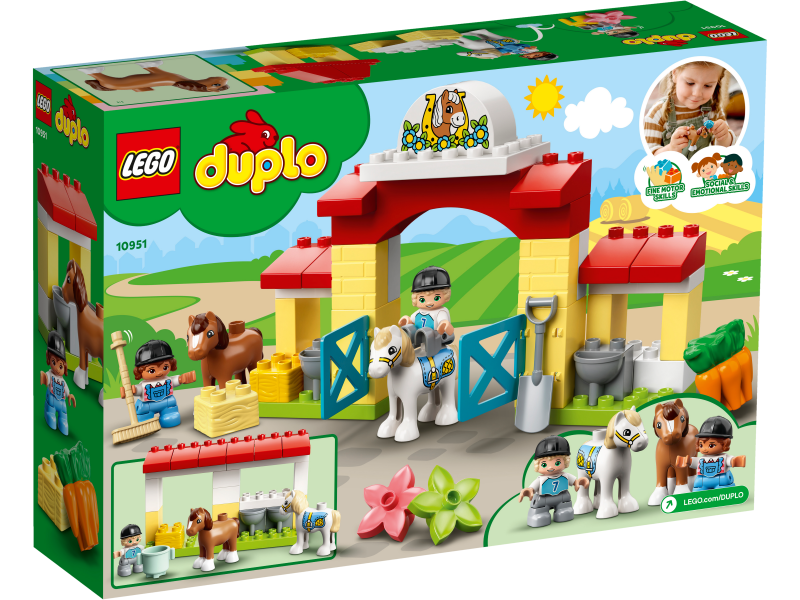 LEGO® DUPLO® 10951 Stáj s poníky