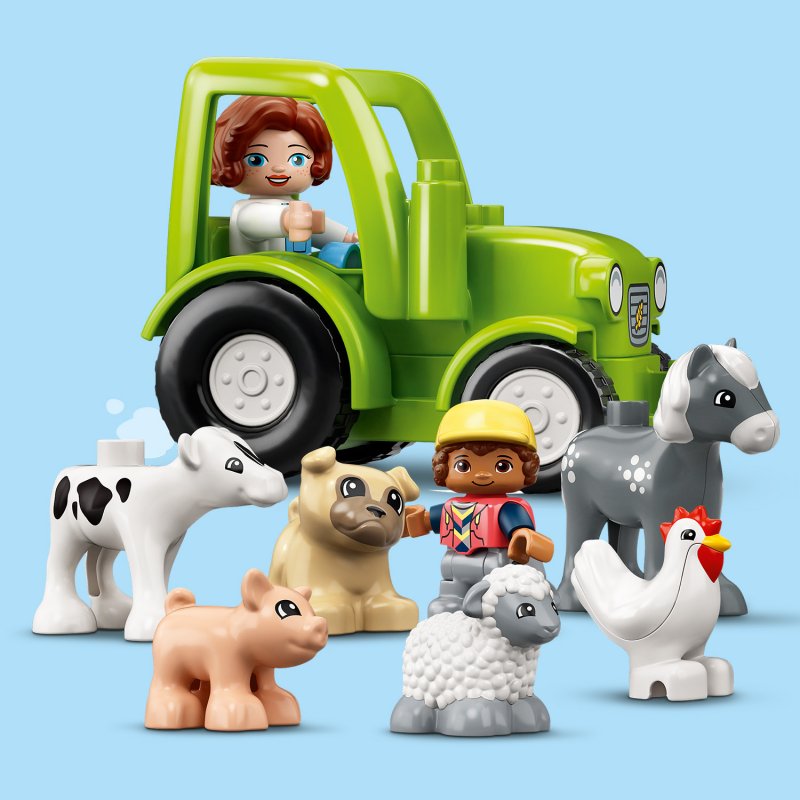 LEGO® DUPLO® 10952 Stodola, traktor a zvířátka z farmy