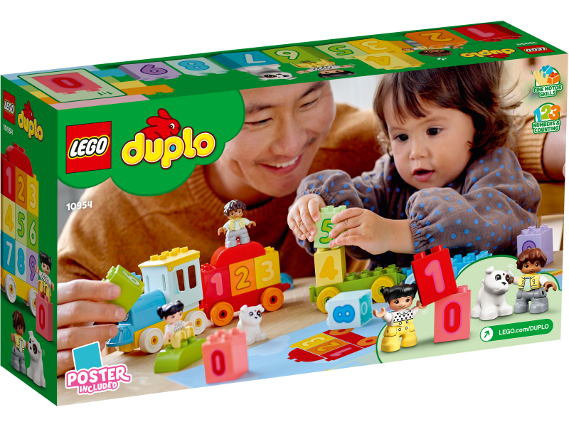 LEGO® DUPLO® 10954 Vláček s čísly – Učíme se počítat