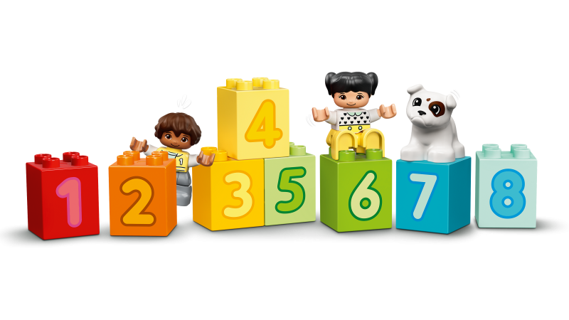 LEGO® DUPLO® 10954 Vláček s čísly – Učíme se počítat