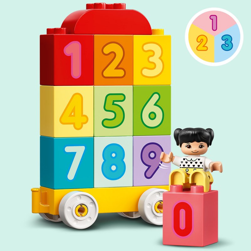 LEGO® DUPLO® 10954 Vláček s čísly – Učíme se počítat