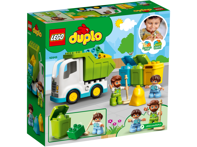 LEGO® DUPLO® 10945 Popelářský vůz a recyklování