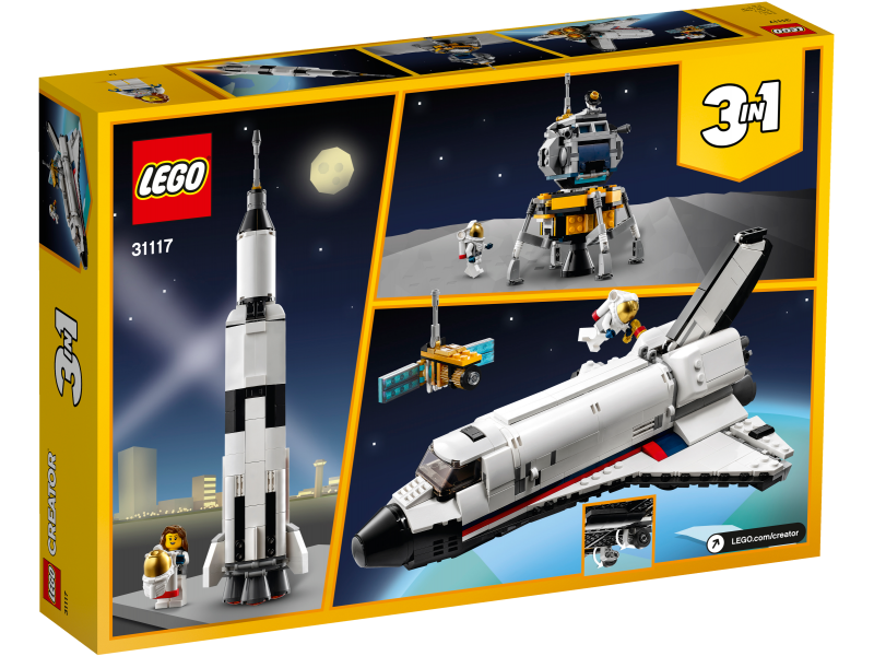 LEGO® Creator 31117 Vesmírné dobrodružství s raketoplánem