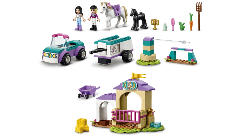 LEGO® Friends 41441 Auto s přívěsem a výcvik koníka