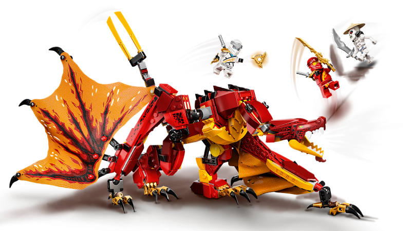 LEGO® NINJAGO® 71753 Útok ohnivého draka