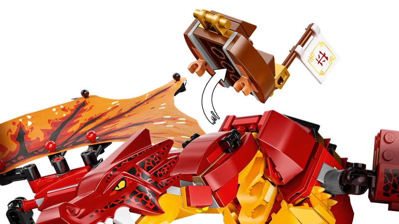 LEGO® NINJAGO® 71753 Útok ohnivého draka