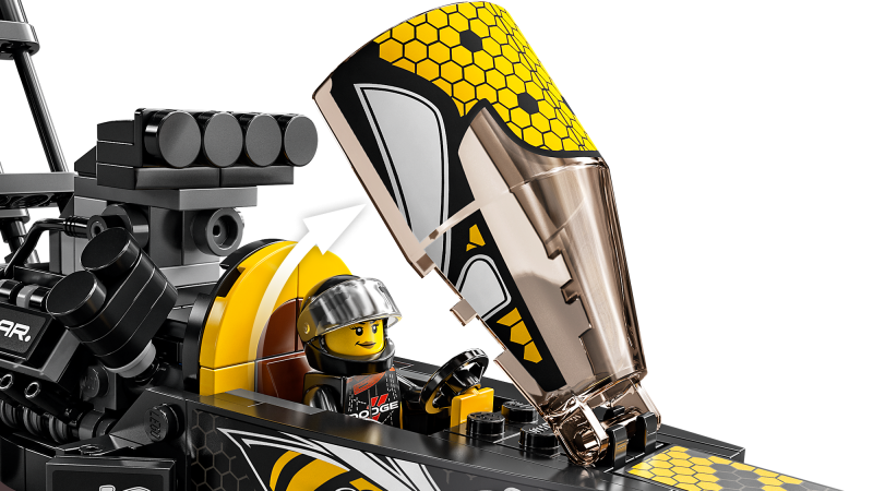 LEGO® Speed Champions 76904 Mopar Dodge//SRT Top Fuel Dragster a 1970 Dodge Challenger T/A