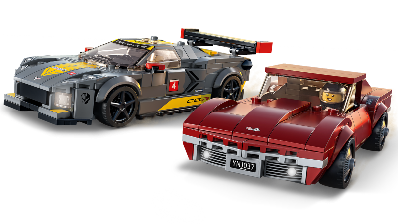 LEGO® Speed Champions 76903 Chevrolet Corvette C8.R a 1968 Chevrolet Corvette