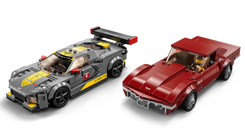 LEGO® Speed Champions 76903 Chevrolet Corvette C8.R a 1968 Chevrolet Corvette