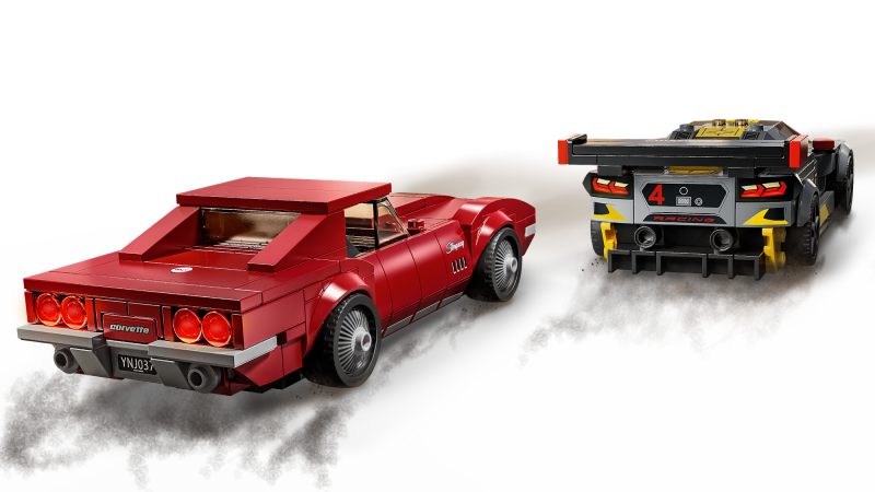 LEGO® Speed Champions 76903 Chevrolet Corvette C8.R a 1968 Chevrolet Corvette