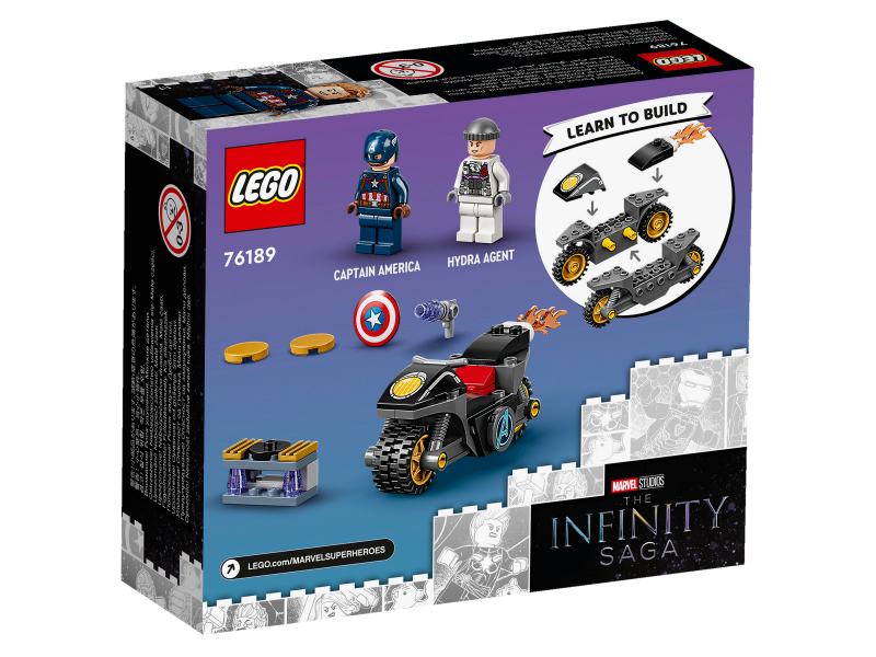 LEGO® Marvel Avengers 76189 Captain America vs. Hydra