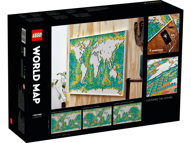 LEGO® Art 31203 Mapa světa