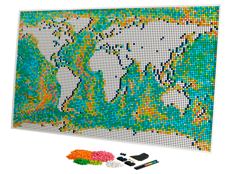 LEGO® Art 31203 Mapa světa