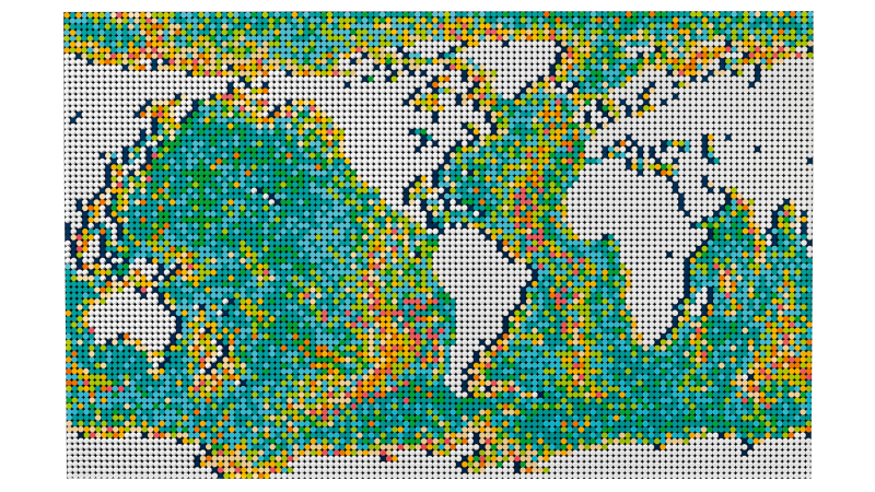 LEGO® Art 31203 Mapa světa