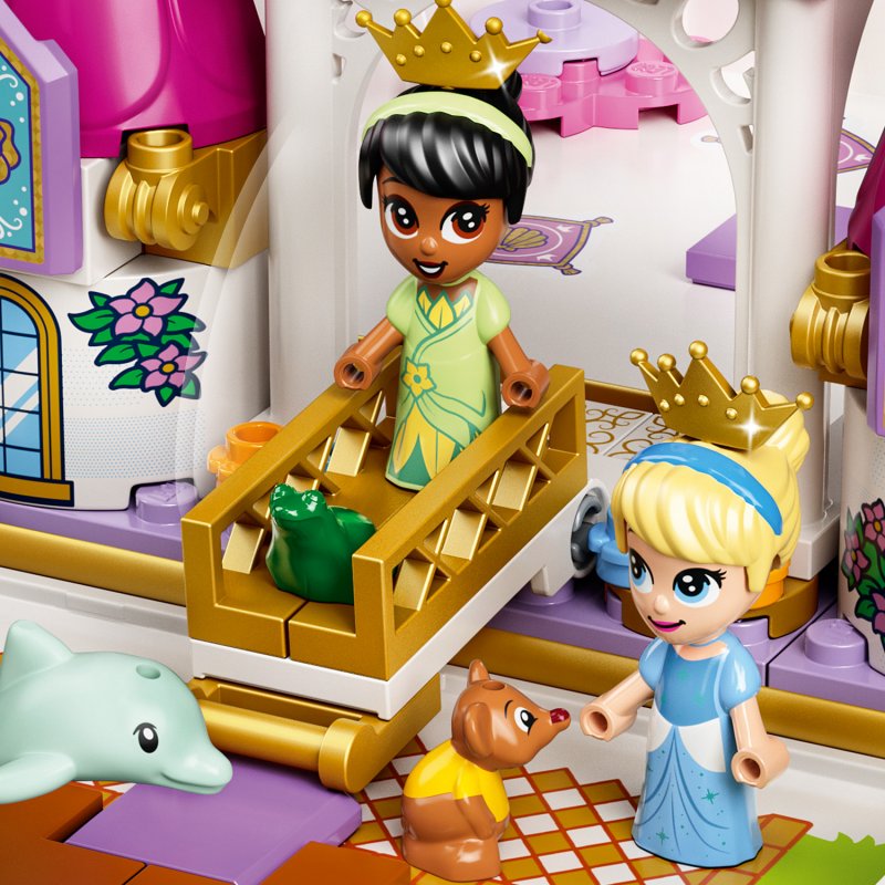 LEGO® │ Disney Princess™ 43193 Ariel, Kráska, Popelka a Tiana a jejich pohádková kniha dobrodružství
