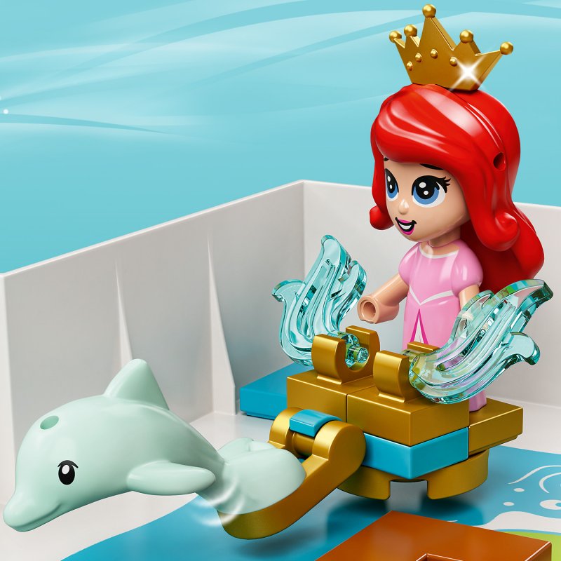 LEGO® │ Disney Princess™ 43193 Ariel, Kráska, Popelka a Tiana a jejich pohádková kniha dobrodružství