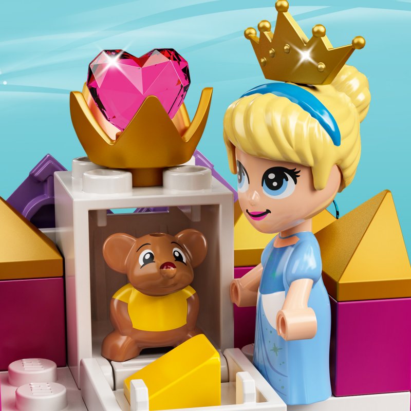 LEGO® │ Disney Princess™ 43193 Ariel, Kráska, Popelka a Tiana a jejich pohádková kniha dobrodružství