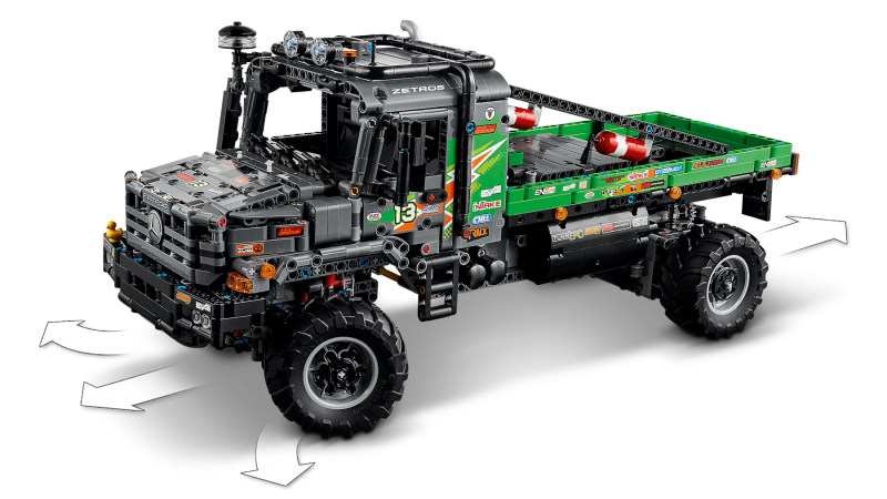 LEGO® Technic 42129 Truck trialový vůz Mercedes-Benz Zetros 4x4