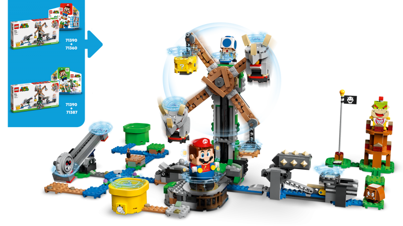 LEGO® Super Mario™ 71390 Boj s Reznorem – rozšiřující set