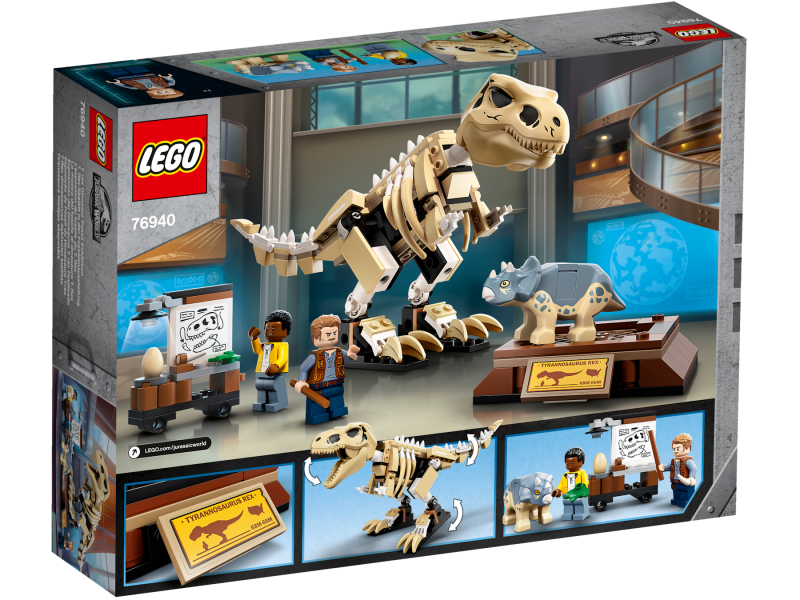 LEGO® Jurassic World™ 76940 Výstava fosílií T-rexe