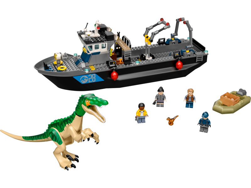 LEGO® Jurassic World™ 76942 Útěk baryonyxe z lodě