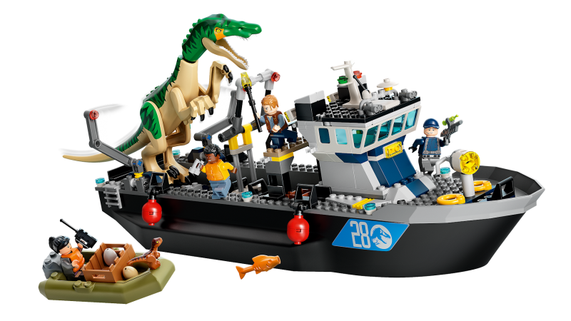 LEGO® Jurassic World™ 76942 Útěk baryonyxe z lodě