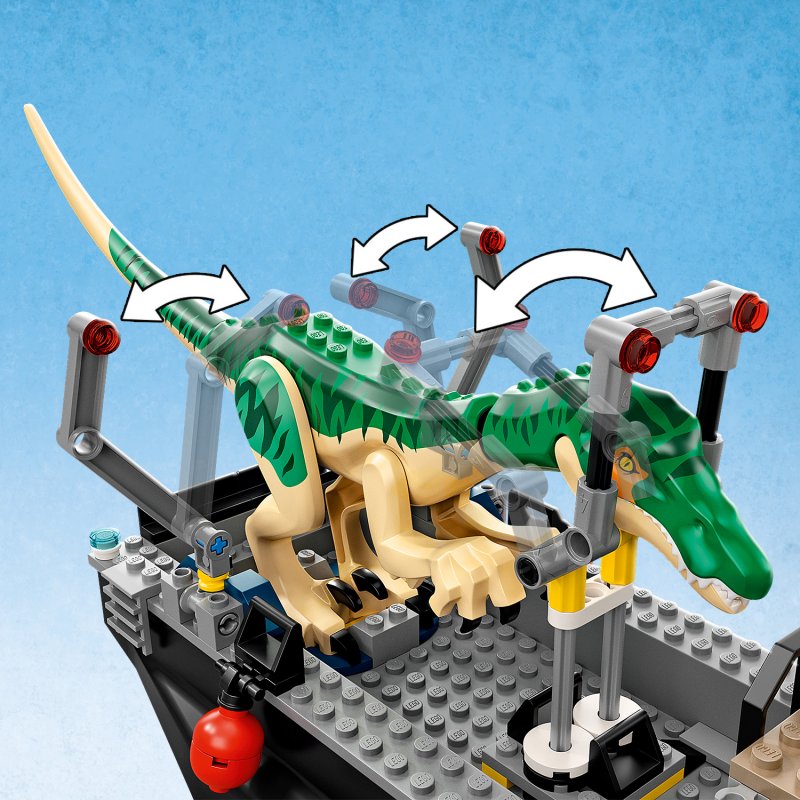 LEGO® Jurassic World™ 76942 Útěk baryonyxe z lodě