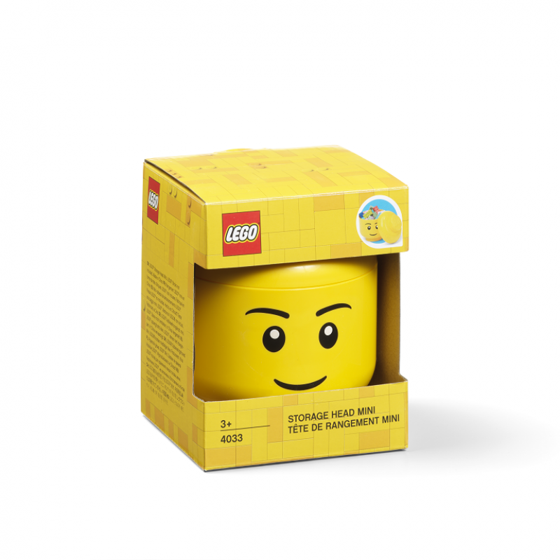 LEGO® úložná hlava (mini) - chlapec