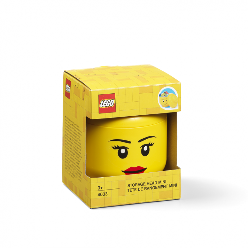 LEGO® úložná hlava (mini) - dívka