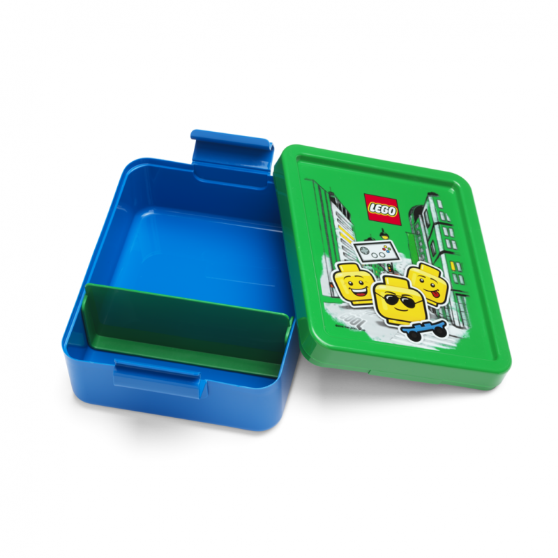 LEGO® Iconic Boy box na svačinu - modrá/zelená