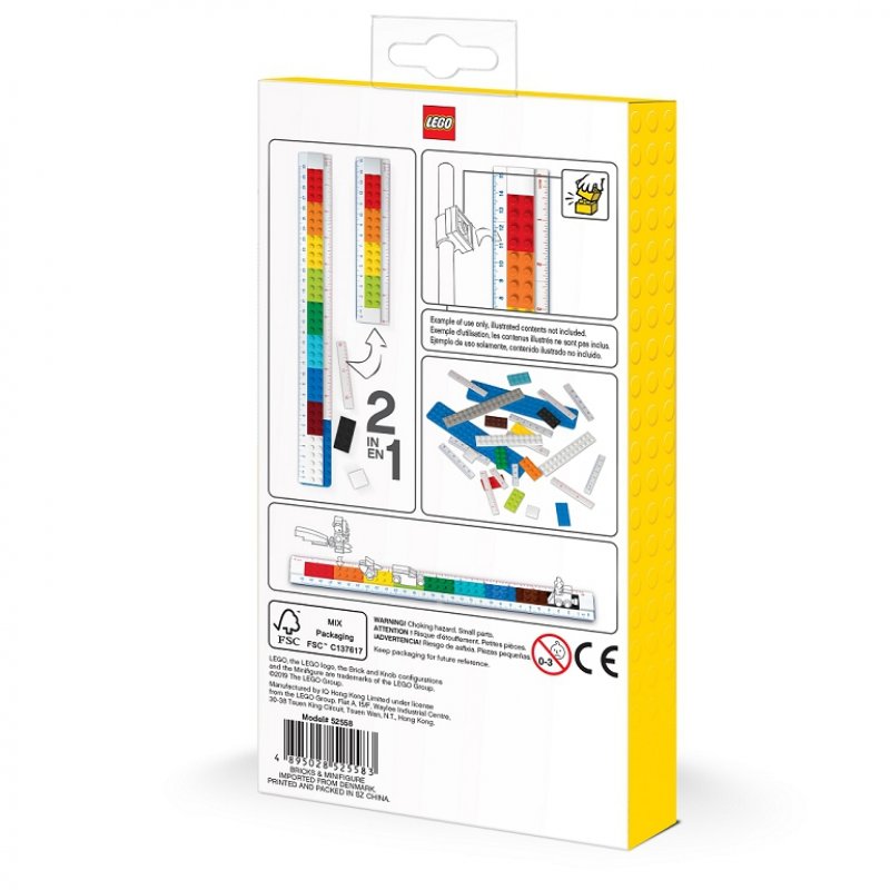 LEGO® Pravítko s minifigurkou, 30 cm