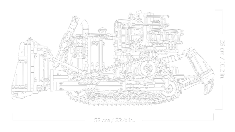 LEGO® Technic 42131 Buldozer Cat® D11 ovládaný aplikací