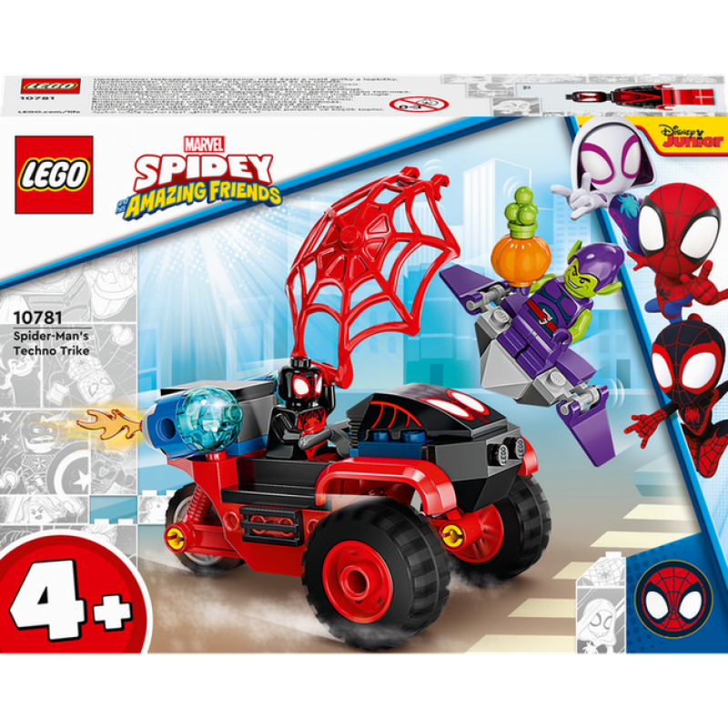 LEGO® Marvel 10781 Miles Morales: Spider-Man a jeho techno tříkolka