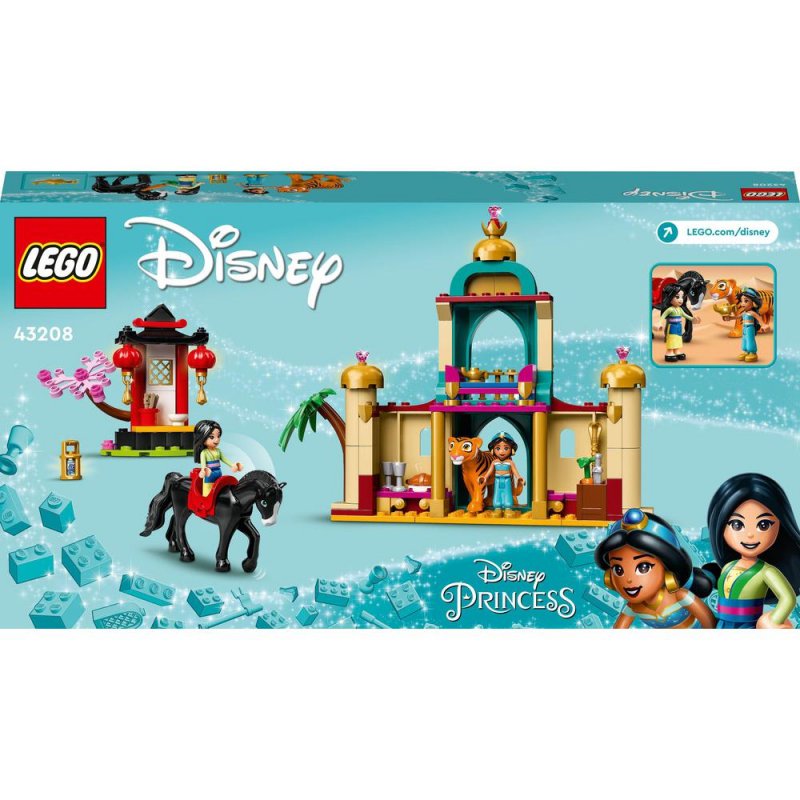 LEGO® │ Disney 43208 Dobrodružství Jasmíny a Mulan