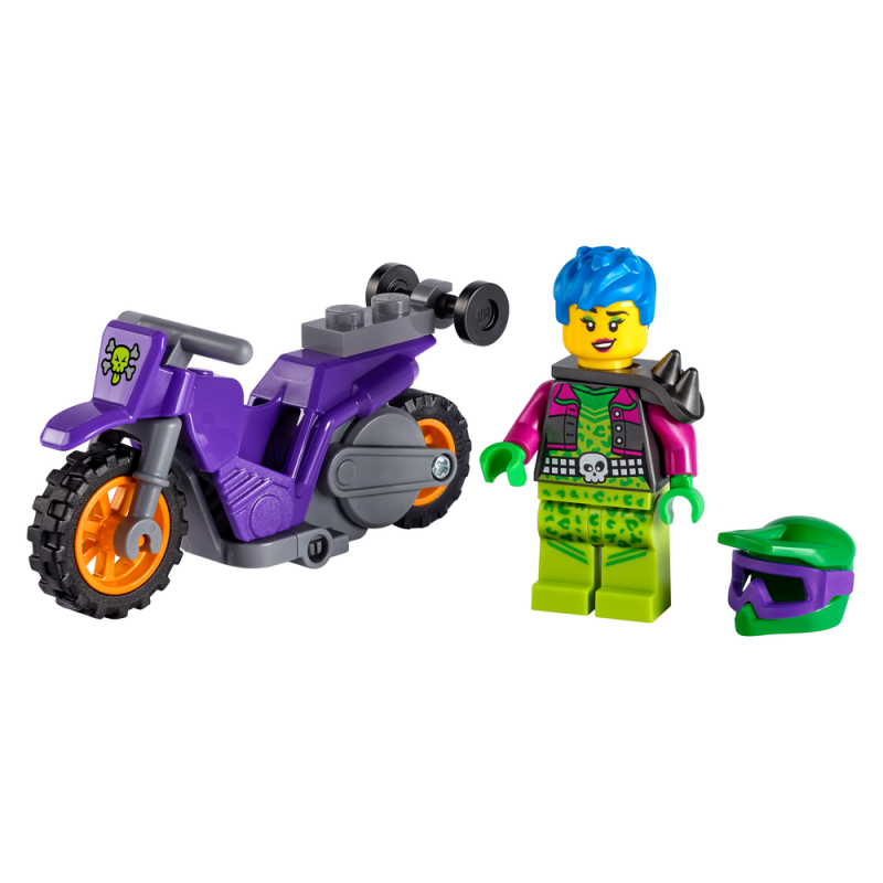 LEGO® City 60296 Kaskadérská wheelie motorka