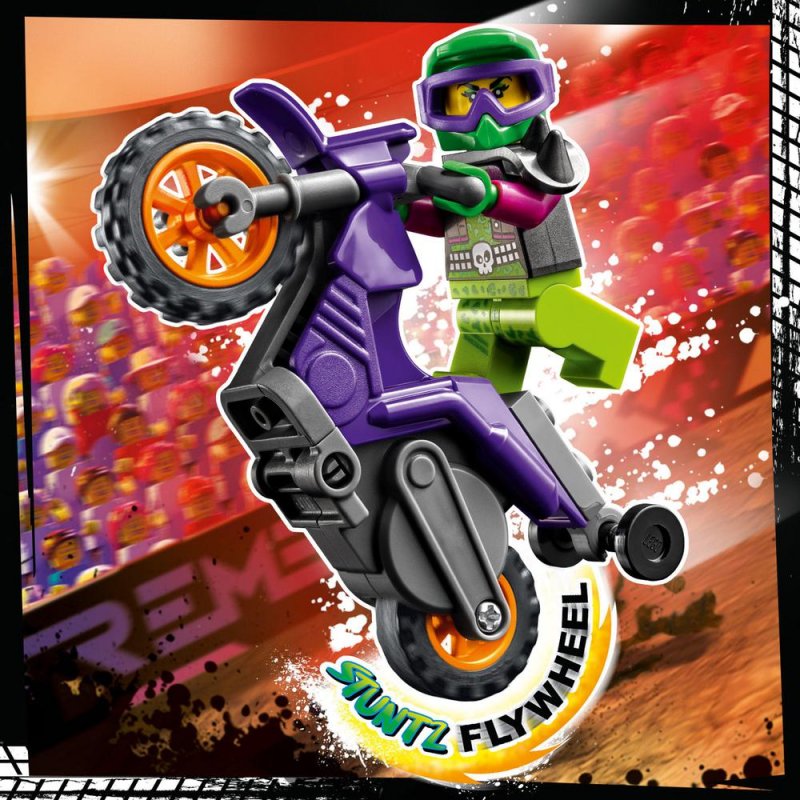 LEGO® City 60296 Kaskadérská wheelie motorka