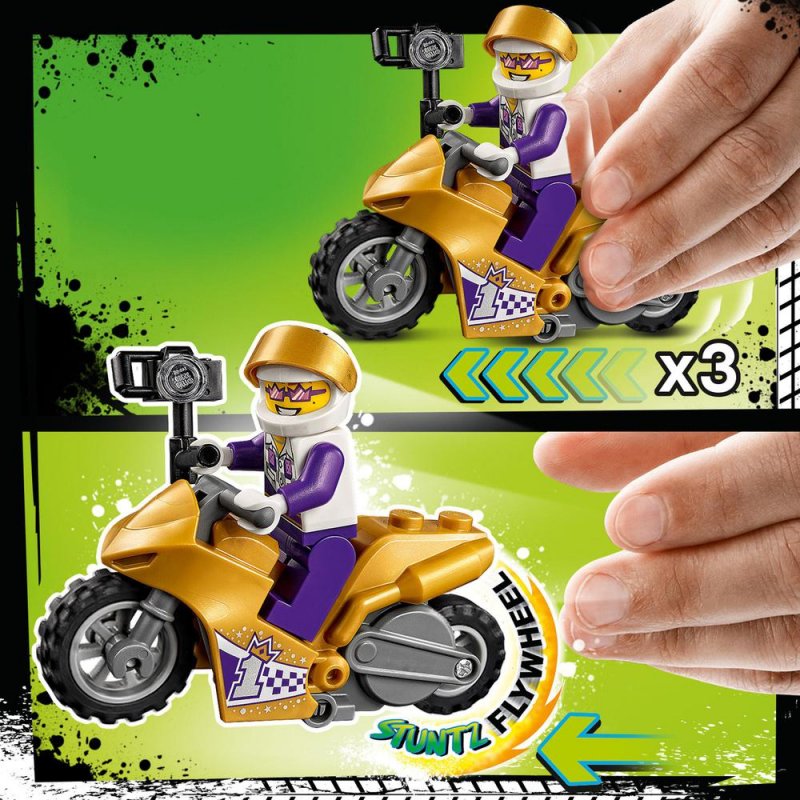 LEGO® City 60309 Kaskadérská motorka se selfie tyčí