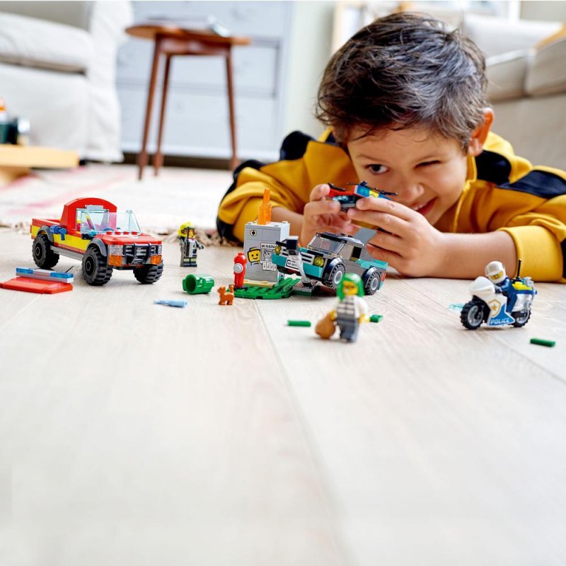 LEGO® City 60319 Hasiči a policejní honička