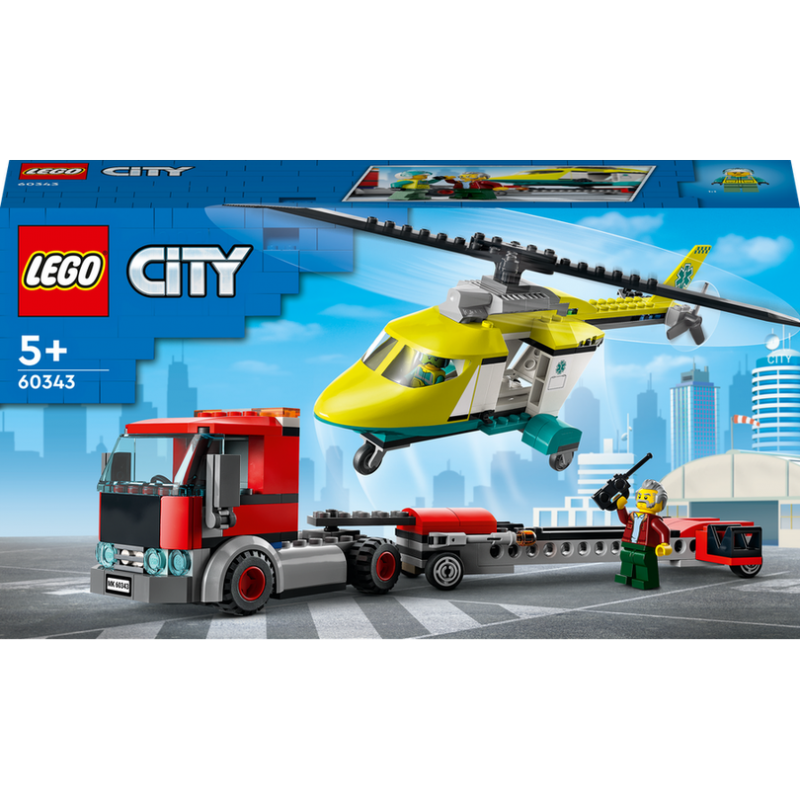 LEGO® City 60343 Přeprava záchranářského vrtulníku