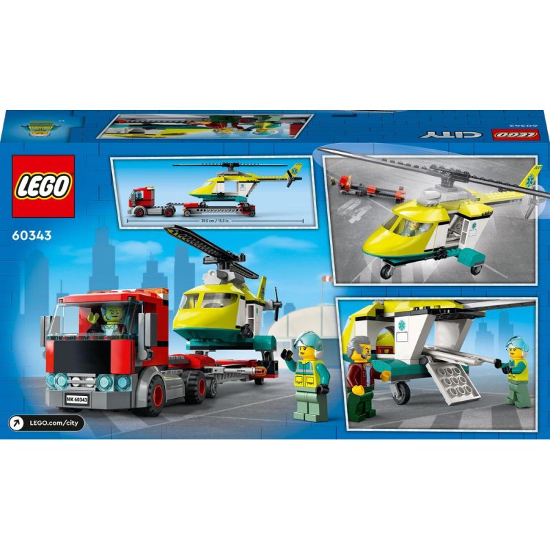 LEGO® City 60343 Přeprava záchranářského vrtulníku