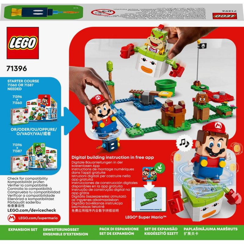 LEGO® Super Mario™ 71396 Bowser Jr. a Clown Car – rozšiřující set